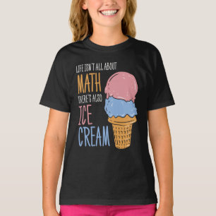 Das Leben besteht nicht nur aus Mathe, lustiges Ei T-Shirt