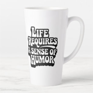 "Das Leben braucht Humor" Milchtasse
