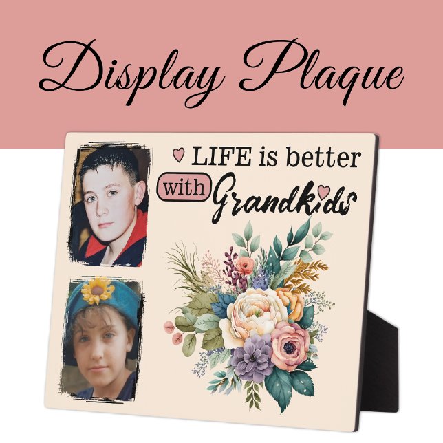 Das Leben der Flora ist besser 2 Foto Grandkids pi Fotoplatte (Von Creator hochgeladen)