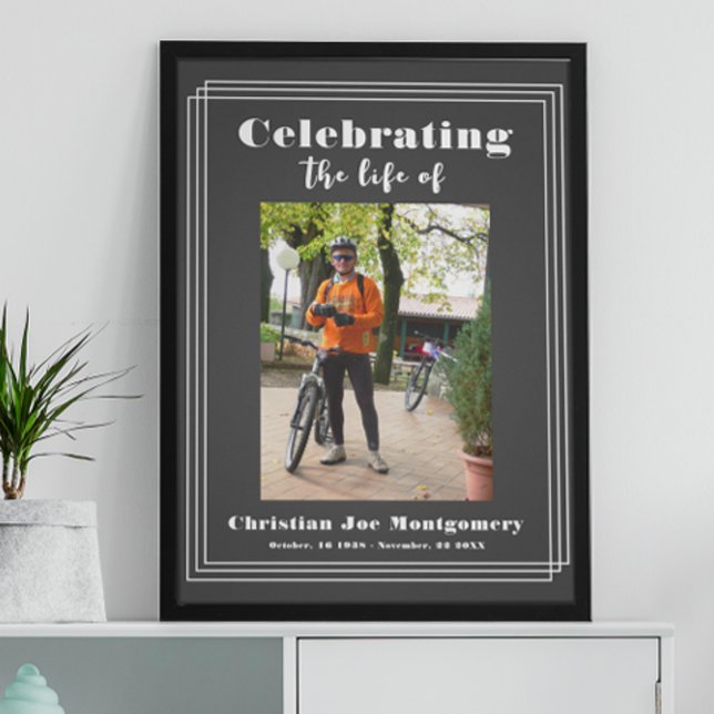 Das Leben der Gray Foto Beerdigung feiern Poster (Von Creator hochgeladen)