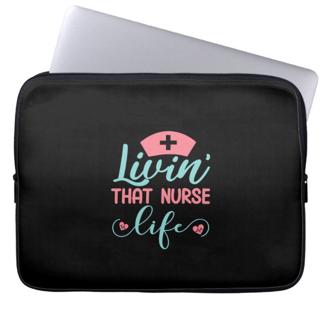 Das Leben der Krankenschwester Laptopschutzhülle (Vorderseite)