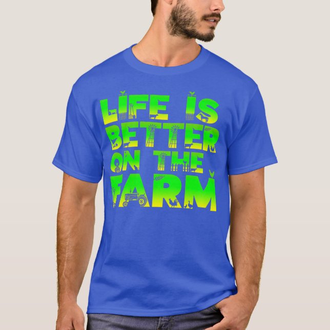 Das Leben der Männer in der Landwirtschaft ist bes T-Shirt (Vorderseite)