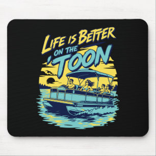 Das Leben der Männer ist besser auf dem 'Toon-Pont Mousepad