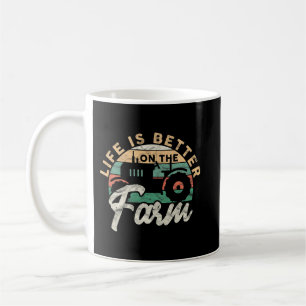 Das Leben der Mütter ist auf der landwirtschaftlic Kaffeetasse