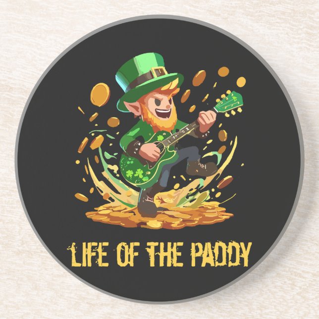 Das Leben der Paddy, St. Patrick's Day Getränkeuntersetzer (Vorne)