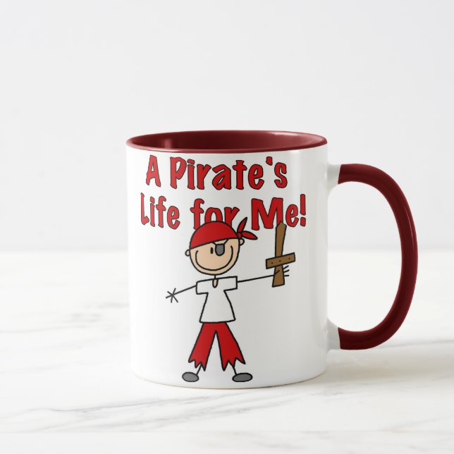 Das Leben des Piraten für mich Tasse (Rechts)