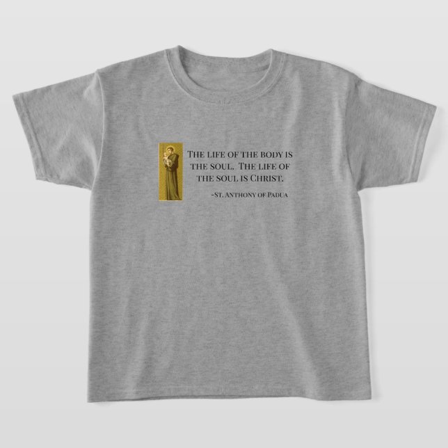 Das Leben des Souls ist Christus T-Shirt (Ablage )