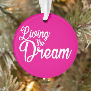 Das Leben des Traums Inspiration Motivierend Ornament