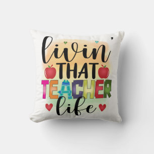 Das Leben dieses Lehrers - Geschenk für Lehrer Kissen