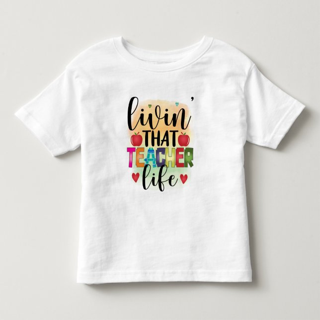 Das Leben dieses Lehrers - Geschenk für Lehrer Kleinkind T-shirt (Vorderseite)