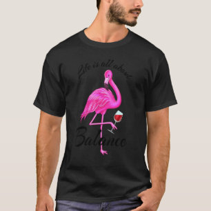 Das Leben dreht sich alles um Balance Niedlich ros T-Shirt