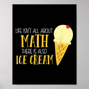 Das Leben dreht sich alles um Mathe Es gibt auch E Poster