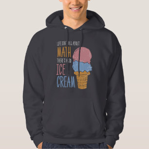 Das Leben dreht sich nicht nur um Mathe Funny Calc Hoodie