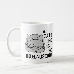 Das Leben einer Katze Kaffeetasse