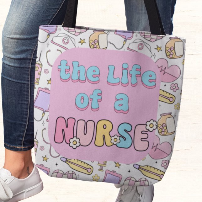 Das Leben einer Krankenschwester Tasche (The Life of a Nurse tote bag)