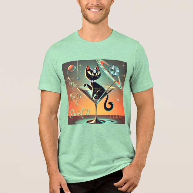 Das Leben einer Showgirl-Katze Tri-Blend Shirt (Vorderseite)