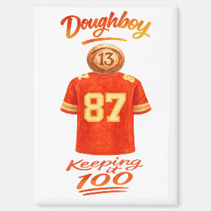 Das Leben eines Doughboys, 100% authentisch Magnet