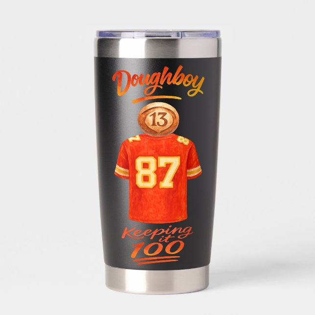 Das Leben eines Doughboys, 100% authentisch Thermobecher (Vorderseite)