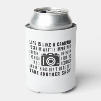 Das Leben eines Fotografen ist wie eine Fotografie Dosenkühler