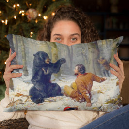 Das Leben eines Jägers Ein Kampf Fix Arthur Tait 1 Dekokissen