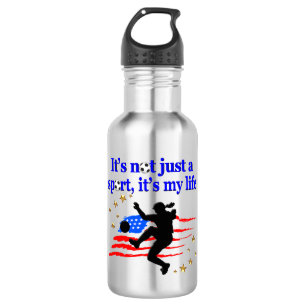 DAS LEBEN EINES US SOCCER PLAYER DESIGN EDELSTAHLFLASCHE