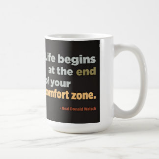 Das Leben fängt am Ende Ihrer Kuschelecke an Kaffeetasse