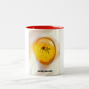 Das Leben findet einen Weg Zweifarbige Tasse