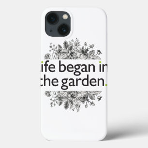 Das Leben fing im Garten an Case-Mate iPhone Hülle
