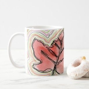 Das Leben geht auf Design auf einer Tasse / Cup