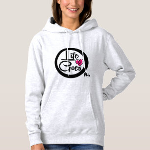 Das Leben geht auf Nizza Text Inspiration Hoodie