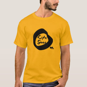 Das Leben geht auf Nizza Text Inspiration T-Shirt
