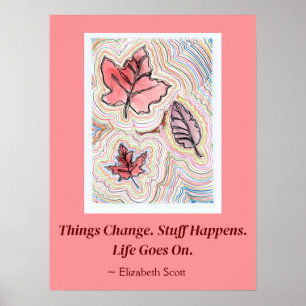 Das Leben geht auf Poster