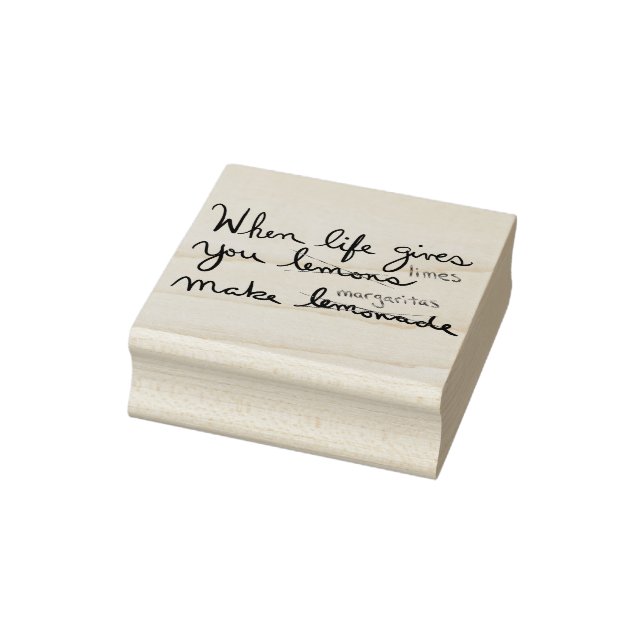 Das Leben gibt euch Limonen machen Margaritas Gummistempel (Stempel)