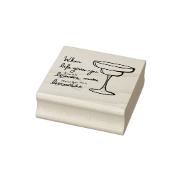 Das Leben gibt euch Limonen machen Margaritas Gummistempel