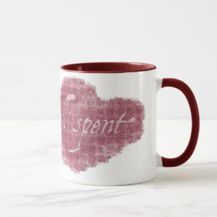 Das Leben gut verbrachte Maroon-Tasse Tasse