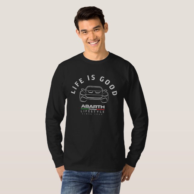 Das Leben im Ausland ist gut T-Shirt (Vorne ganz)