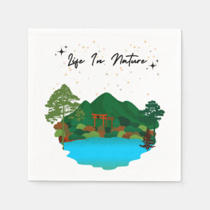 Das Leben in der Natur Papier Napkin Serviette