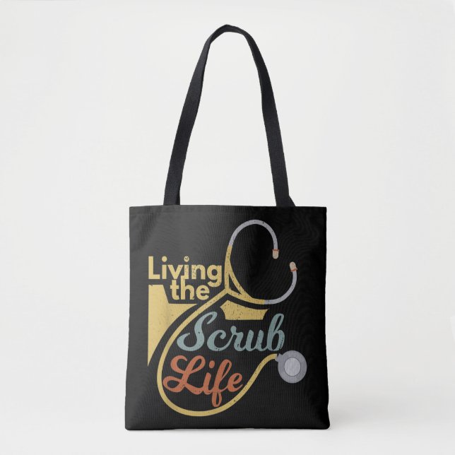 Das Leben in der Scrub-Lebenswelt Das sonnige Kran Tasche (Vorderseite)