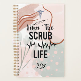 Das Leben in dieser Scrub Life Mid Century Moderne Planer