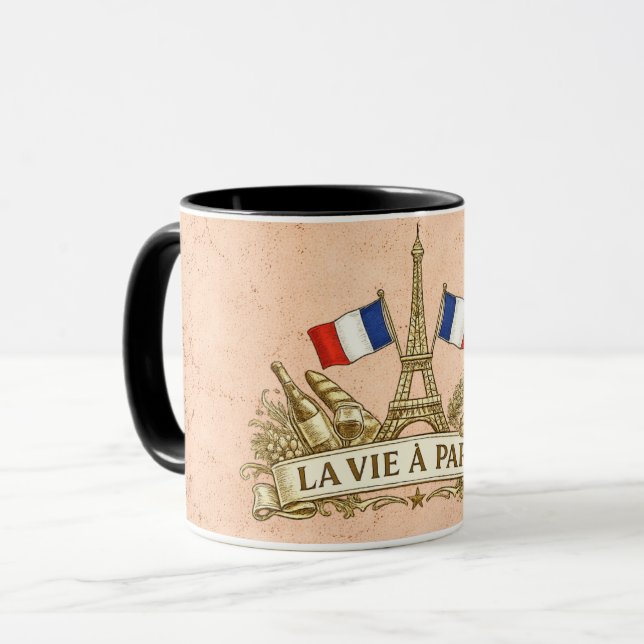 Das Leben in Paris Tasse (Vorderseite Links)