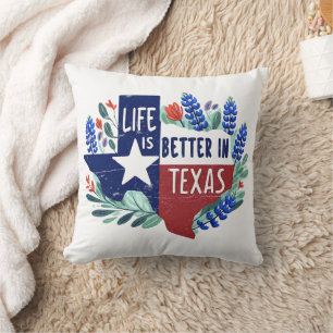 Das Leben in Texas ist besser Kissen