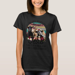 Das Leben irgendwo zwischen Jesus nimmt das Rad T-Shirt