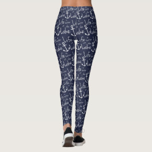 DAS LEBEN IST AM SEE BESSER LEGGINGS