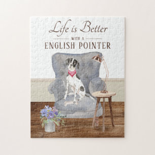 Das Leben ist bei einem englischen Zeiger