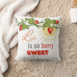 Das Leben ist Berry Sweet Throw Kissen