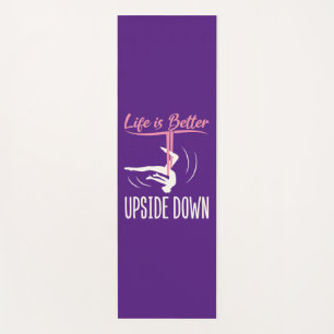 Das Leben ist besser als das Aerial Yoga Yogamatte