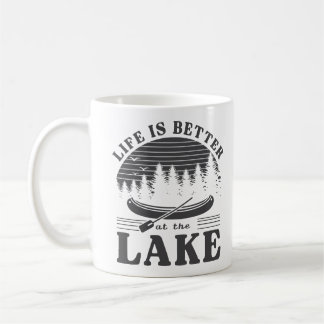 Das Leben ist besser am See Kaffeetasse