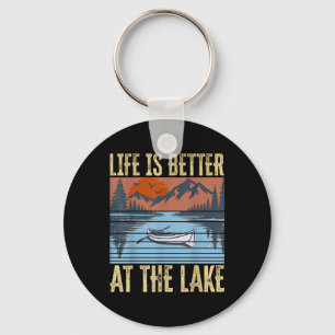 Das Leben ist besser am See Lifestyle Tagesmode Bo Schlüsselanhänger