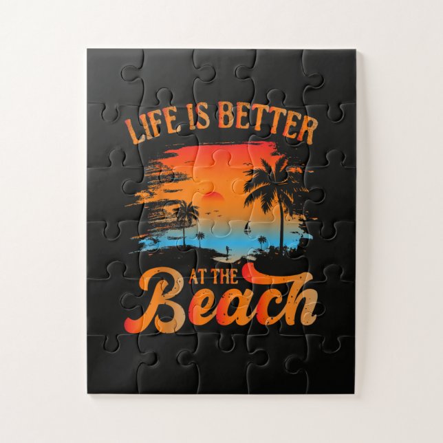 Das Leben ist besser am Strand (Vertikal)