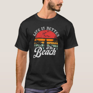 Das Leben ist besser am Strand Funny Jamaica Rasta T-Shirt